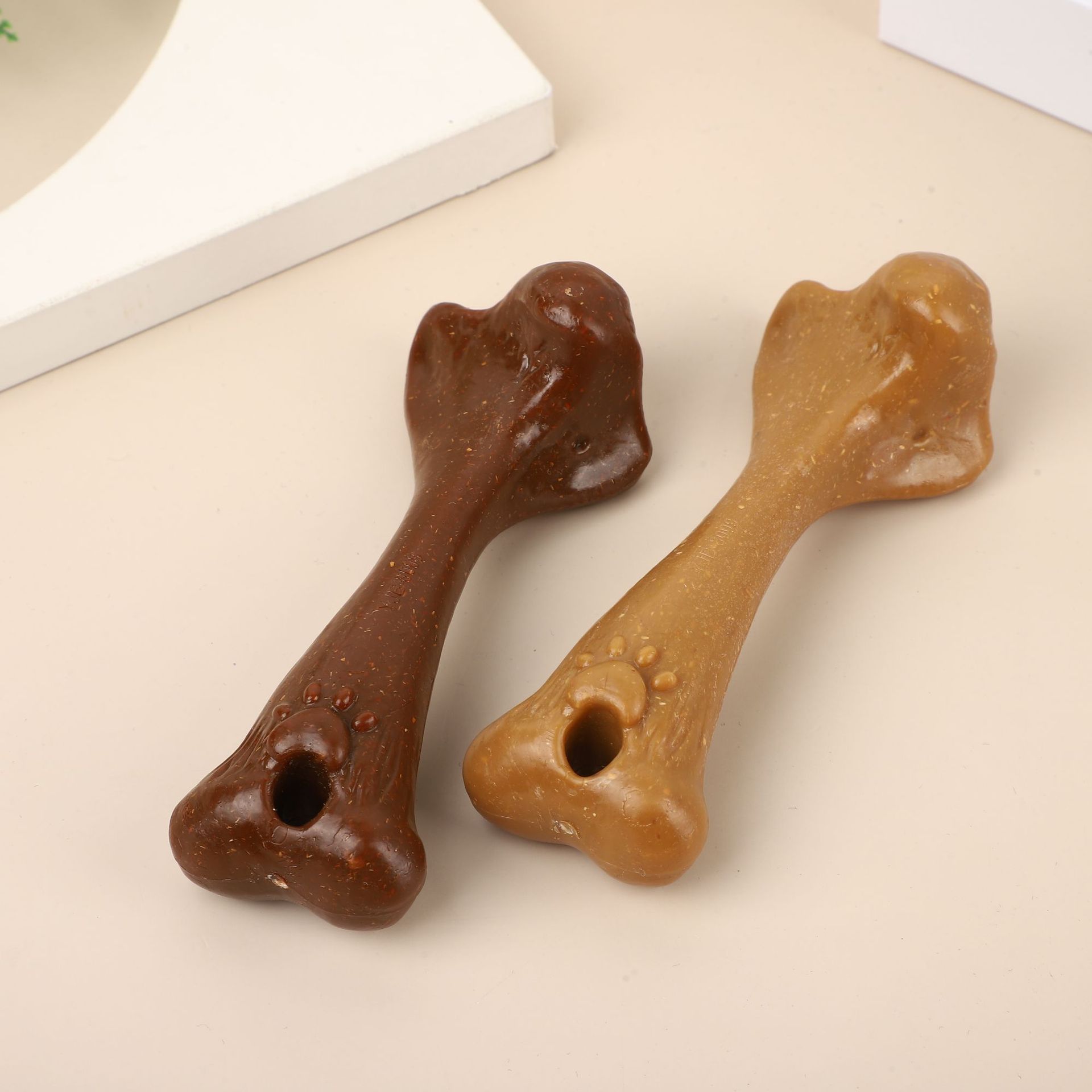 Teeth Cleaning Dog Chew Bone - لعبة مضغ للحيوانات الأليفة على شكل