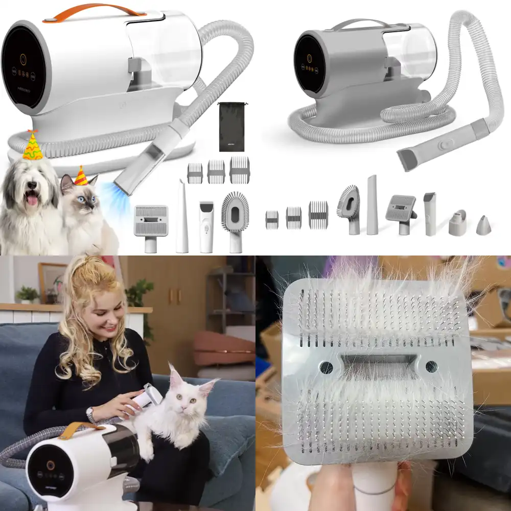 Pet Grooming - مكنسة كهربائية لتنظيف شعر الحيوانات الأليفة