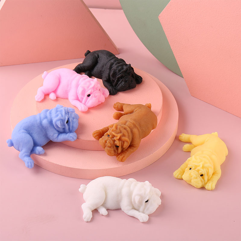 Interactive Squeaky Plush Dog Toy - اسفنجي الكلاب أنيمي ألعاب متململة لغز