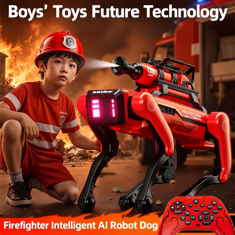 Dog Toys - AI روبوت الكلب ذكي مكافحة الحرائق