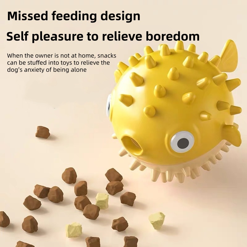 لعبة تفاعلية للكلاب على شكل سم - مراجعة Rubber Treat Dispensing Dog Toy وسعره