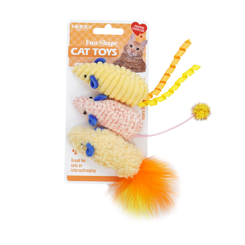 ألعاب القط 3 قطعة ماوس مقلد قط - مراجعة Catnip Interactive Plush Mouse وسعره
