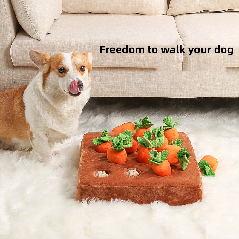 الكلب الجزرة ألعاب من نسيج مخم - مراجعة Snuffle Mat For Dogs وسعره