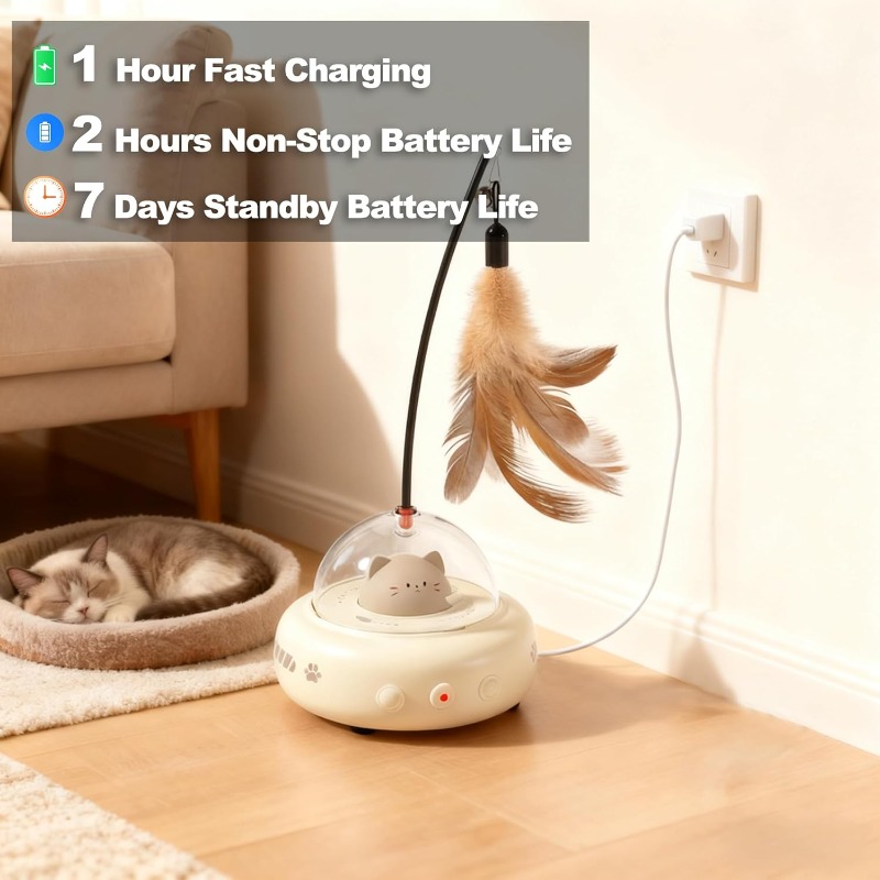 ألعاب تفاعلية للقطط داخل المنز - مراجعة Laser Pointer Cat Toy Automatic وسعره