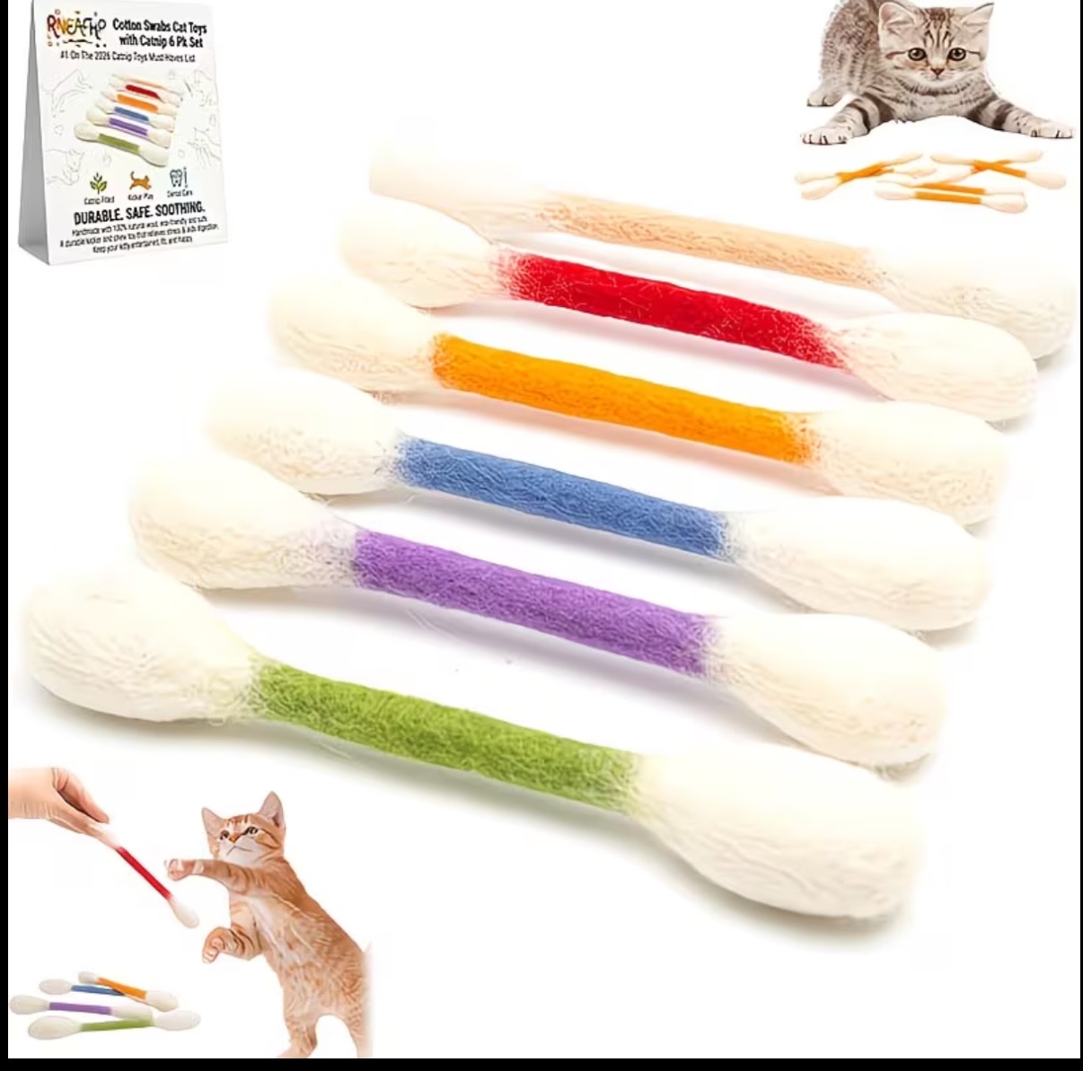 مجموعة ألعاب القطط 6 في 1، ألع - مراجعة Catnip Interactive Plush Mouse وسعره