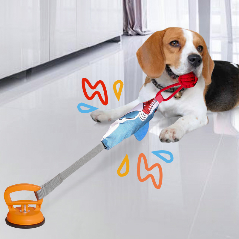 لعبة شد الحبل للكلاب بكوب شفط، - مراجعة Suction Cup Dog Tug Toy وسعره