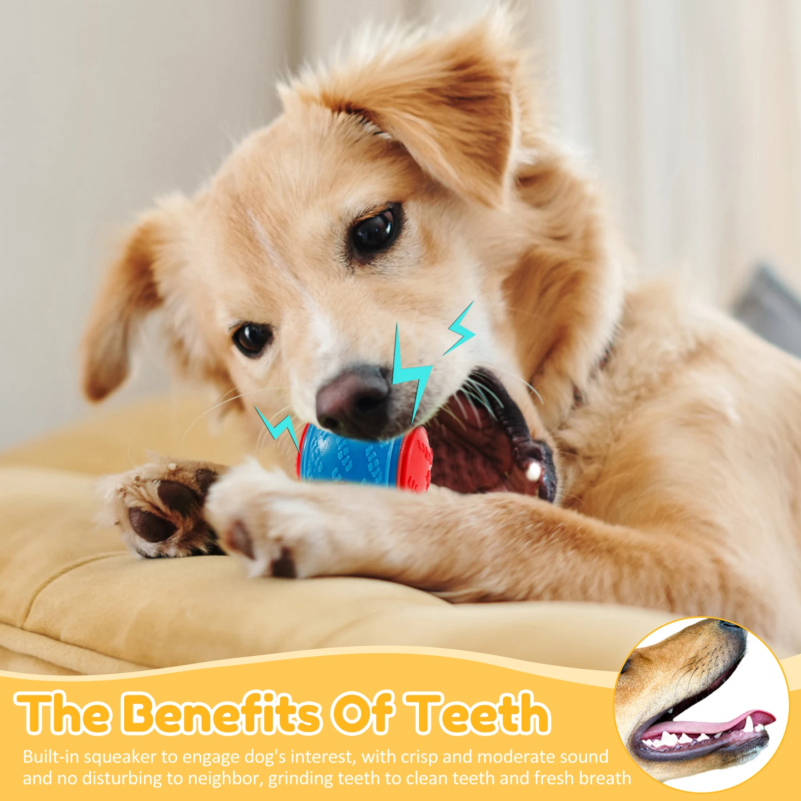 6/12 قطعة كرات الكلب صار اللعب - مراجعة Indestructible Dog Chew Toy وسعره