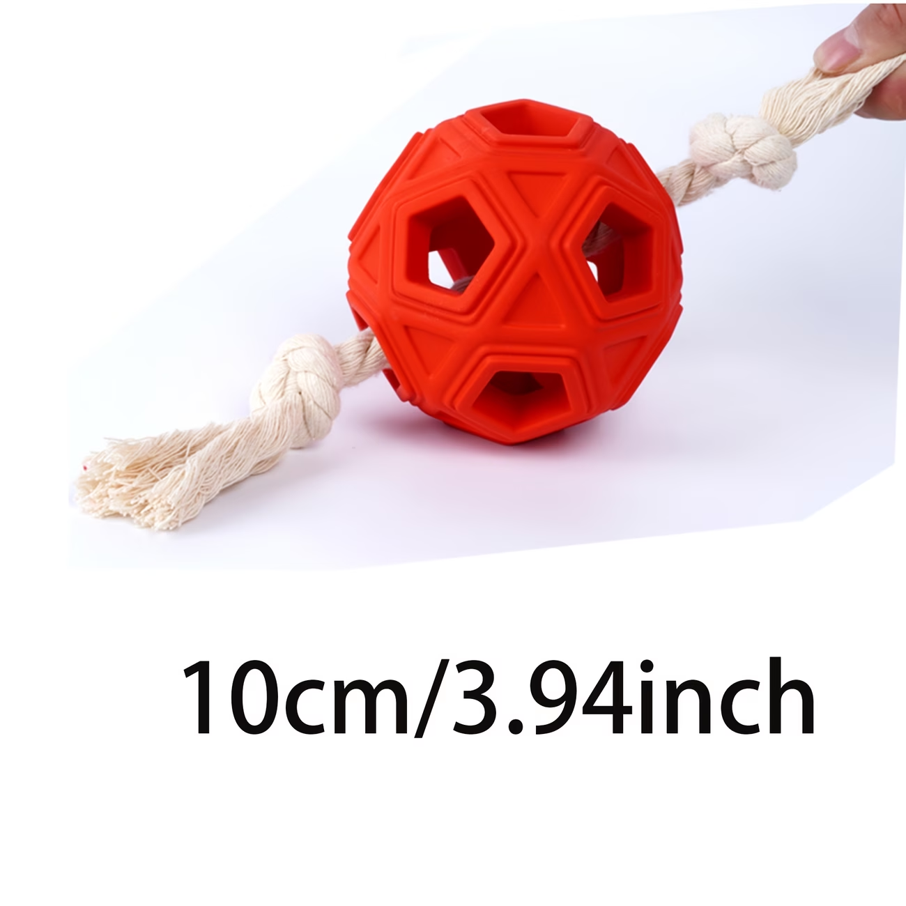 كرة مطاطية متينة للكلاب مع حبل - مراجعة Dog Rope Toy Aggressive Chewers وسعره