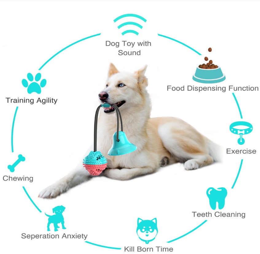ألعاب مضغ للكلاب للمضغ الشرس،  - مراجعة Rubber Treat Dispensing Dog Toy وسعره