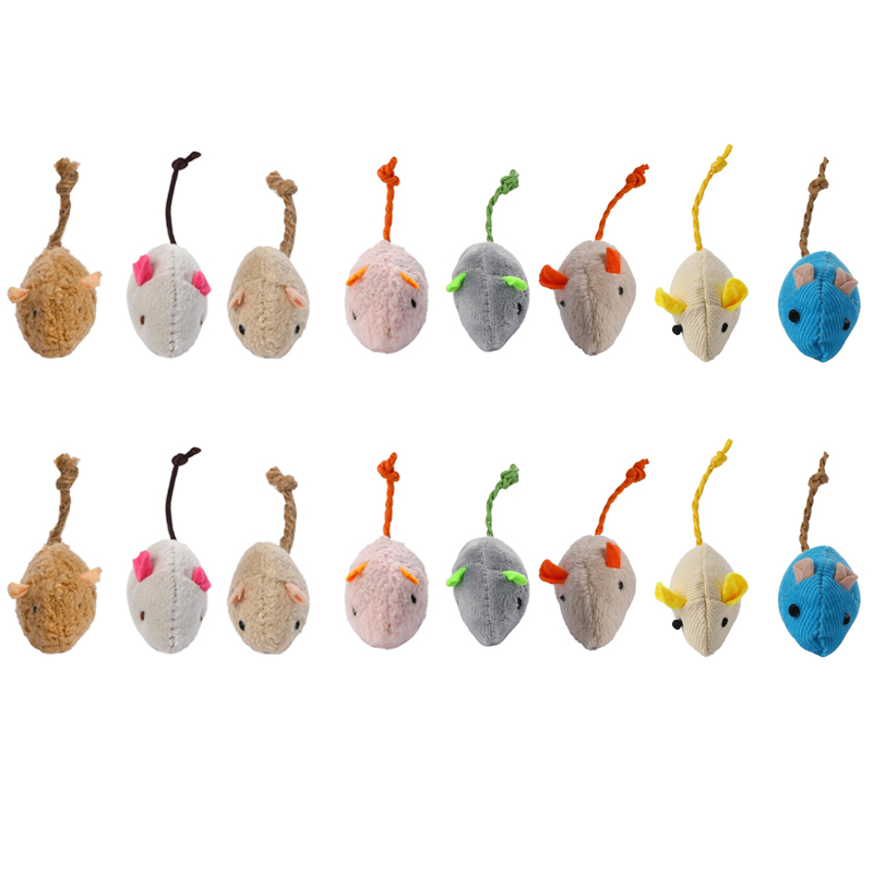 16 قطعة من ألعاب الفئران القطي - مراجعة Catnip Interactive Plush Mouse وسعره