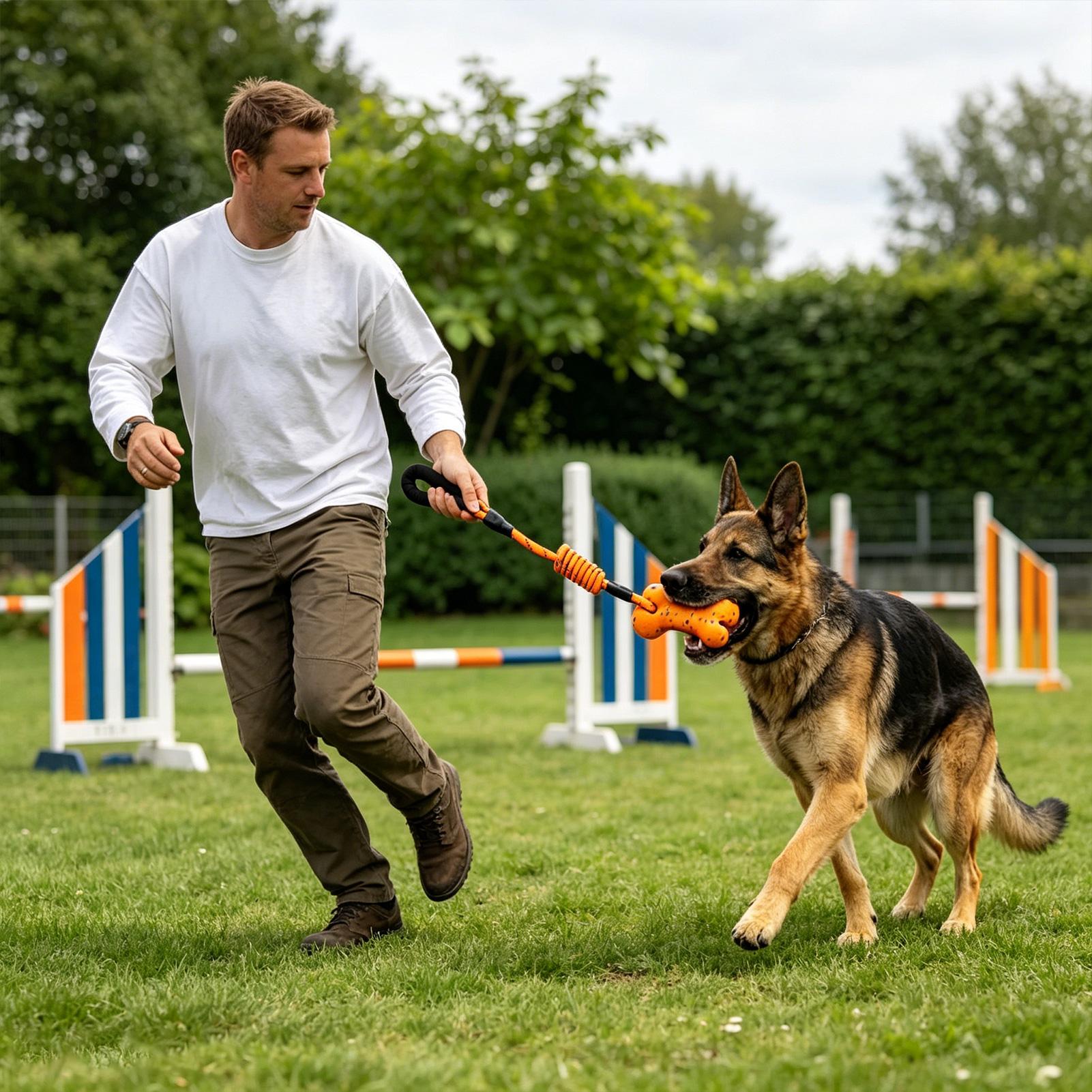 لعبة حبل للكلاب للعض والتخلص م - مراجعة Dog Rope Toy Aggressive Chewers وسعره