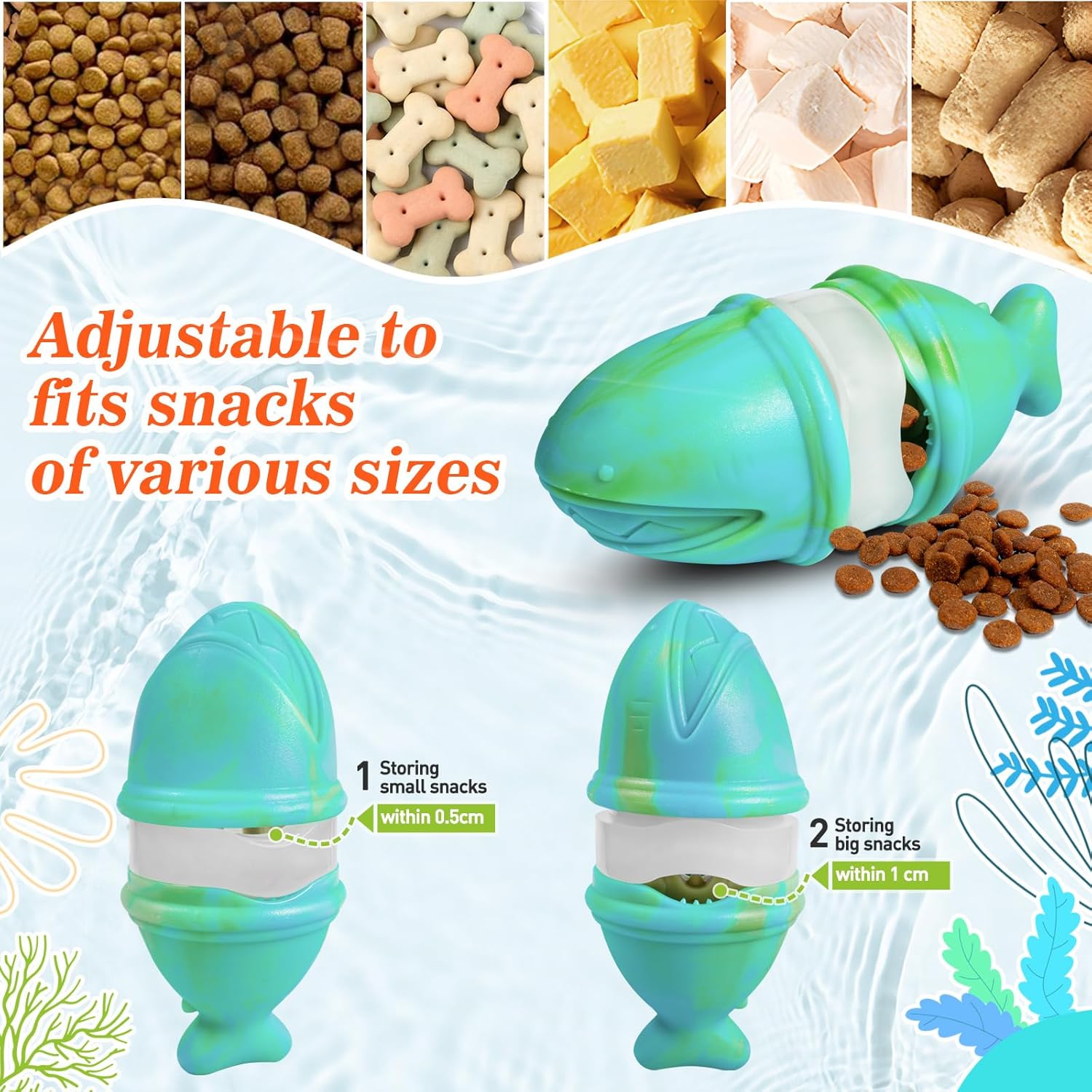 لعبة مضغ 2 في 1 وحامل عصا الفت - مراجعة Rubber Treat Dispensing Dog Toy وسعره
