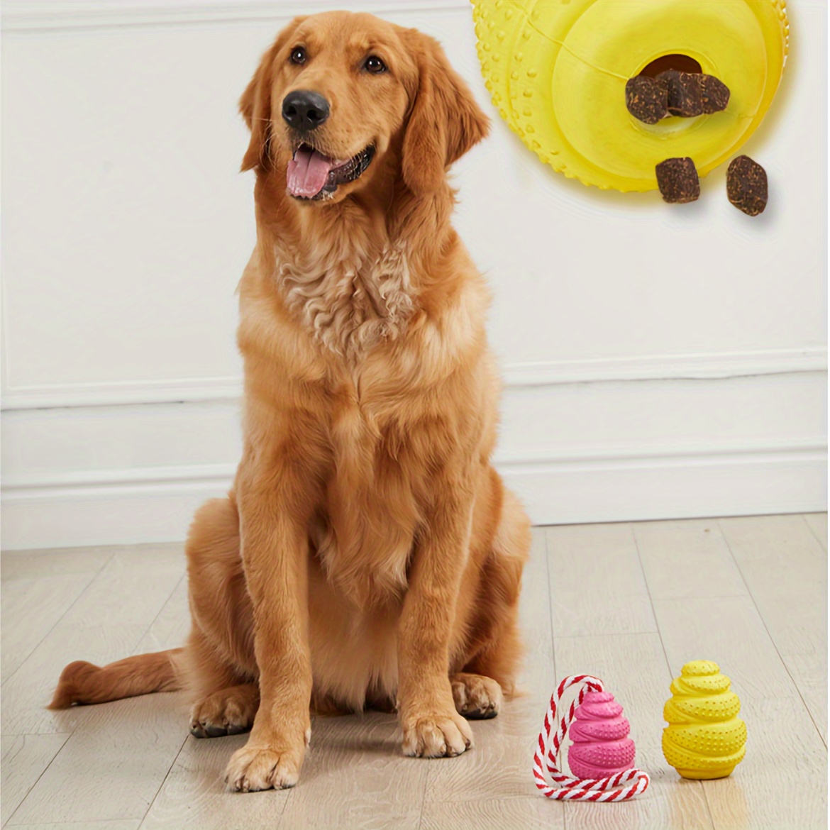 لعبة مضغ الكلاب المطاطية المتي - مراجعة Rubber Treat Dispensing Dog Toy وسعره