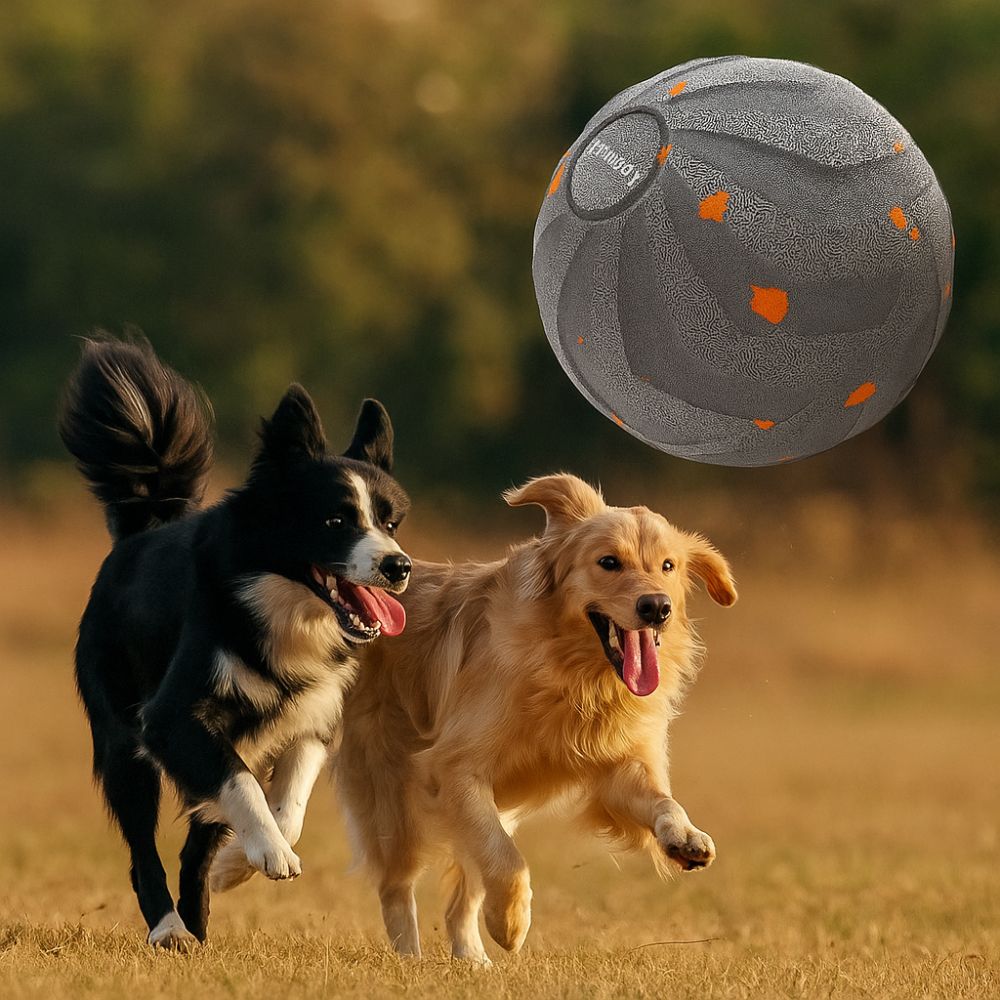 لعبة الكلب الذكية المقاومة للع - مراجعة Automatic Moving Dog Ball وسعره