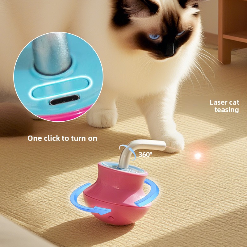 ألعاب القطط الأوتوماتيكية: عصي - مراجعة Laser Pointer Cat Toy Automatic وسعره