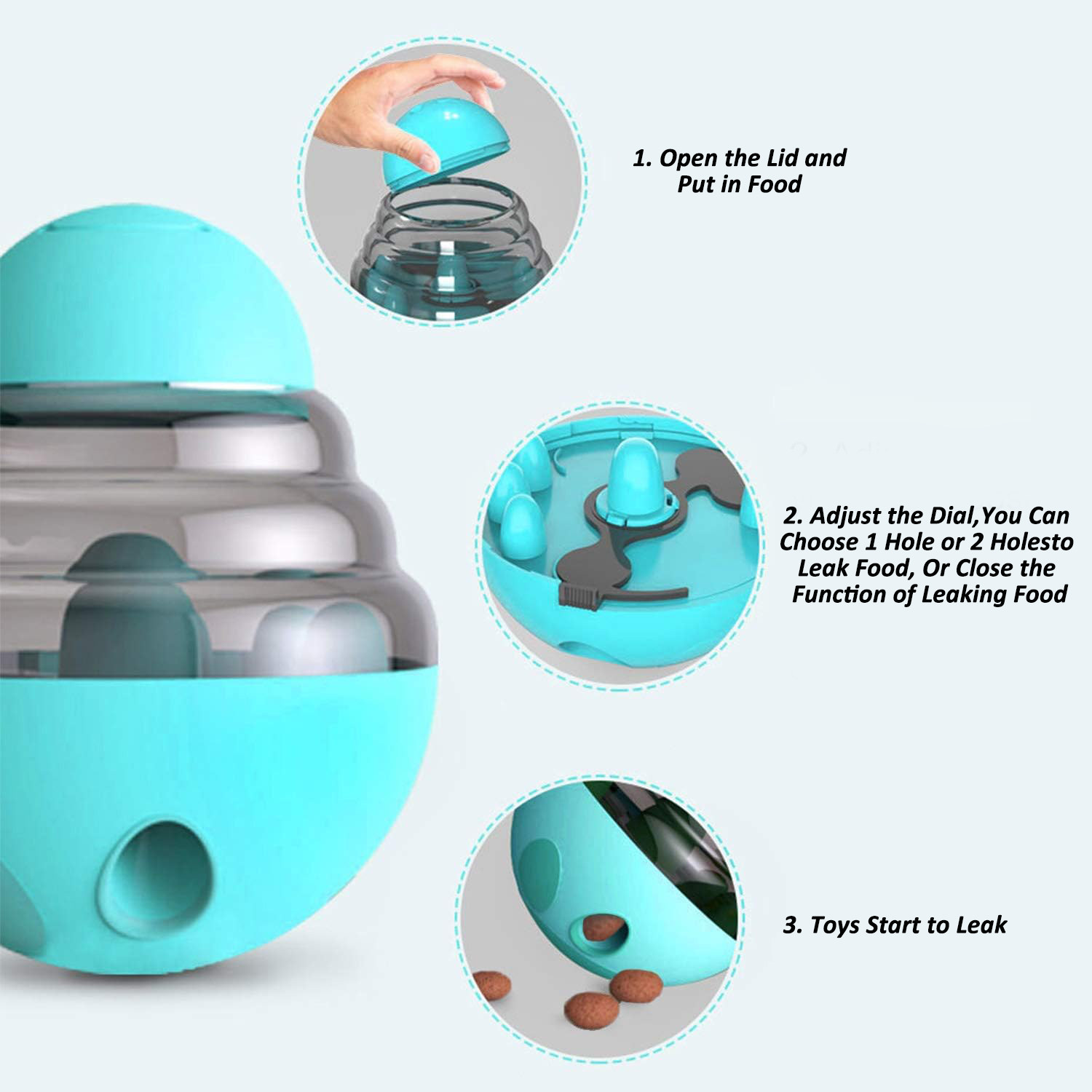 الكلب موزع الطعام التفاعلي لعب - مراجعة Dog Puzzle Feeder Toy وسعره
