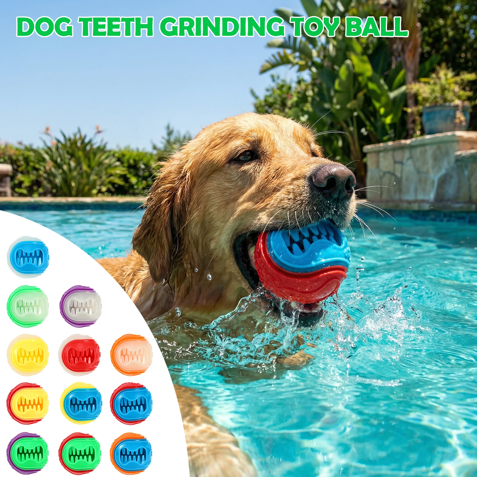6 قطع من كرات الطعام التفاعلية - مراجعة Rubber Treat Dispensing Dog Toy وسعره