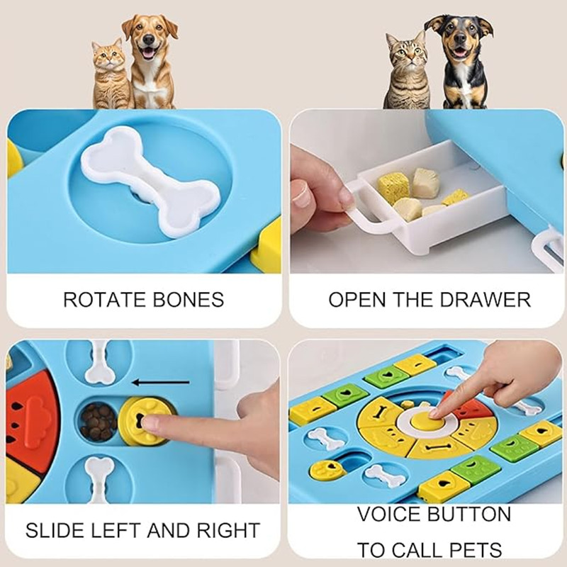 لعبة ألغاز تفاعلية للكلاب الكب - مراجعة Interactive Squeaky Plush Dog Toy وسعره