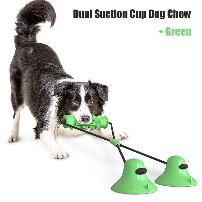 لعبة مصاصة مزدوجة الشفط للكلاب - مراجعة Suction Cup Dog Tug Toy وسعره
