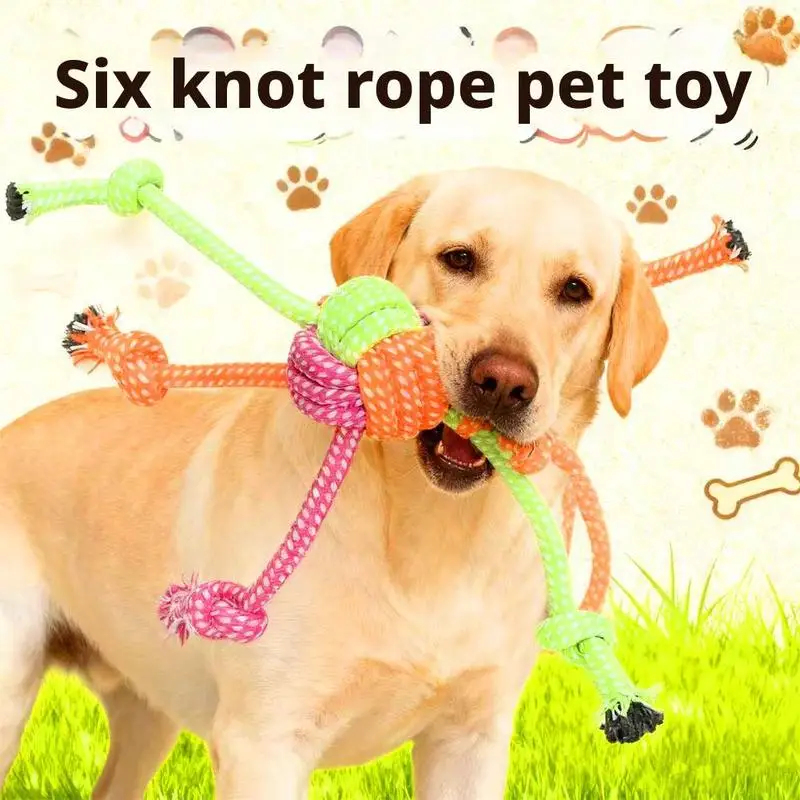 لعبة مضغ متينة للكلاب على شكل  - مراجعة Dog Rope Toy Aggressive Chewers وسعره