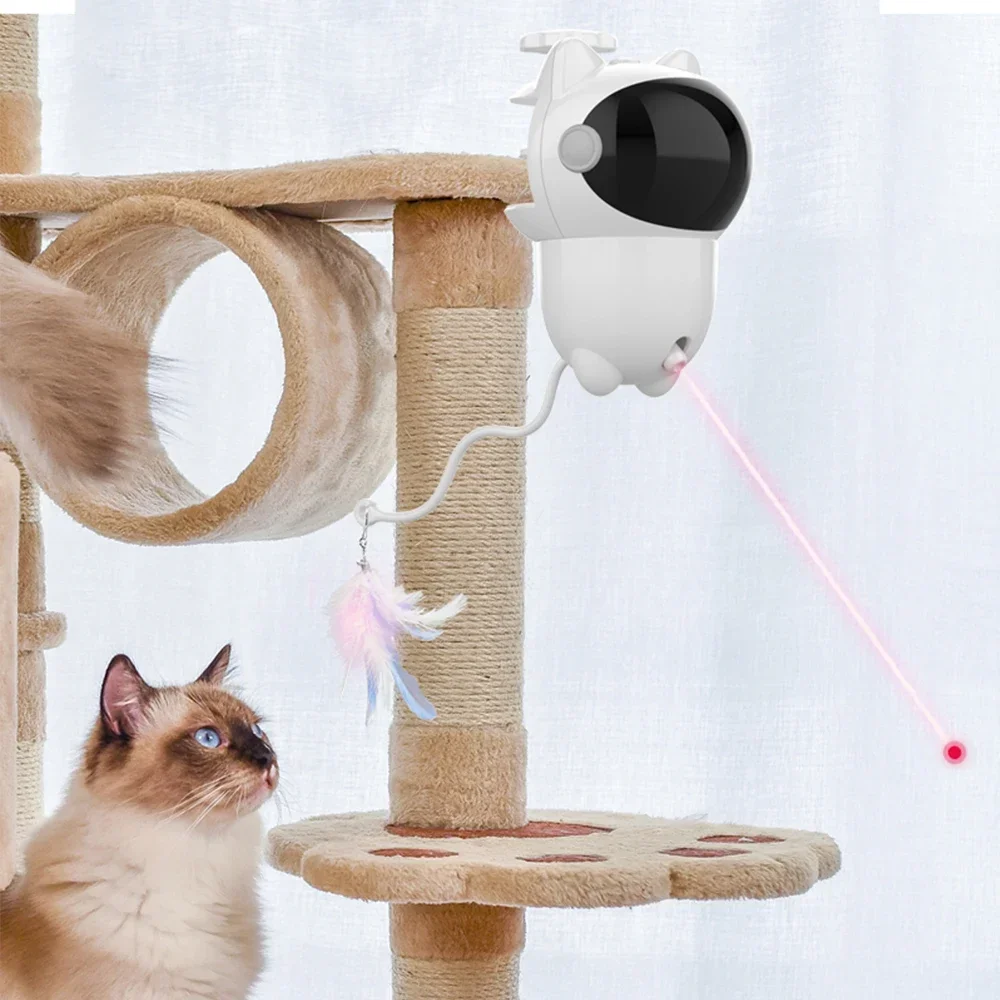 لعبة ليزر تفاعلية للقطط بزاوية - مراجعة Laser Pointer Cat Toy Automatic وسعره