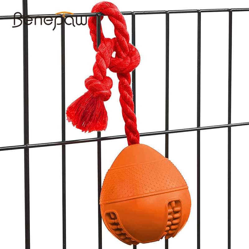 Benepaw التفاعلية الكلب اللعب  - مراجعة Rubber Treat Dispensing Dog Toy وسعره