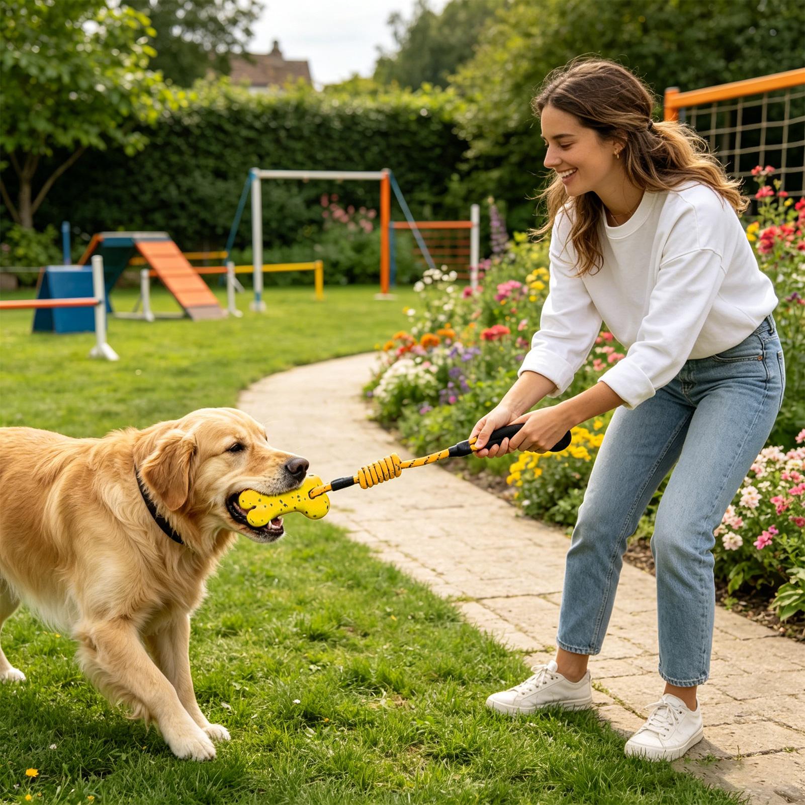 لعبة سحب الحبل للكلاب، لعبة عظ - مراجعة Dog Rope Toy Aggressive Chewers وسعره