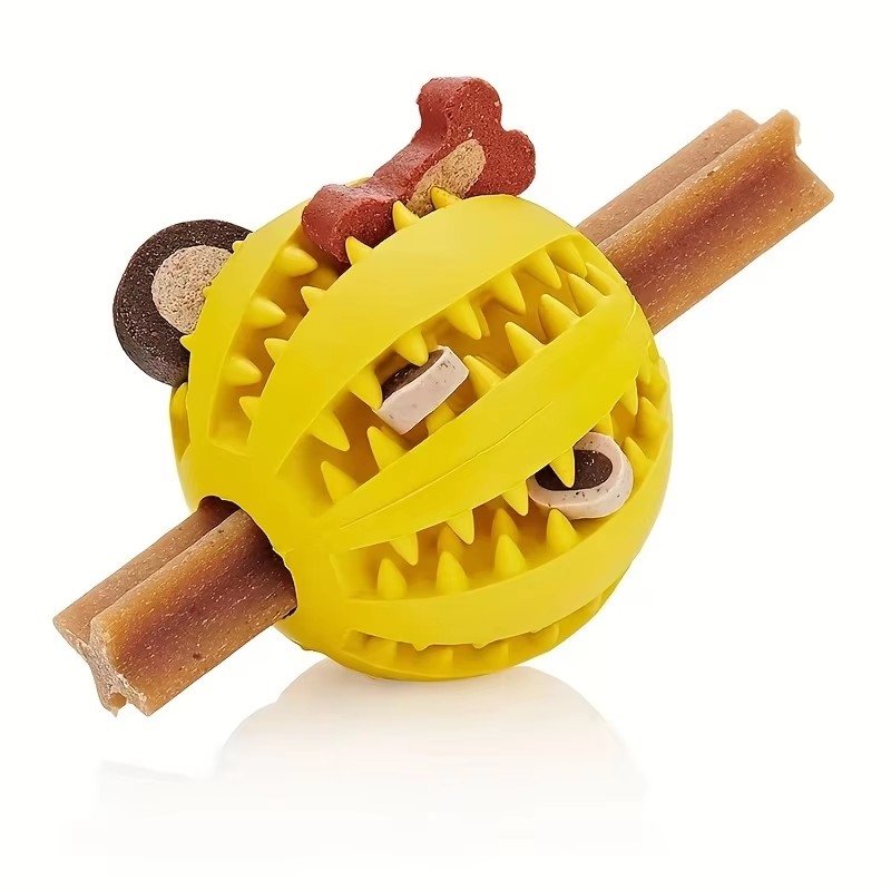 1/2 قطعة كرة لعبة للكلاب، كرات - مراجعة Indestructible Dog Chew Toy وسعره