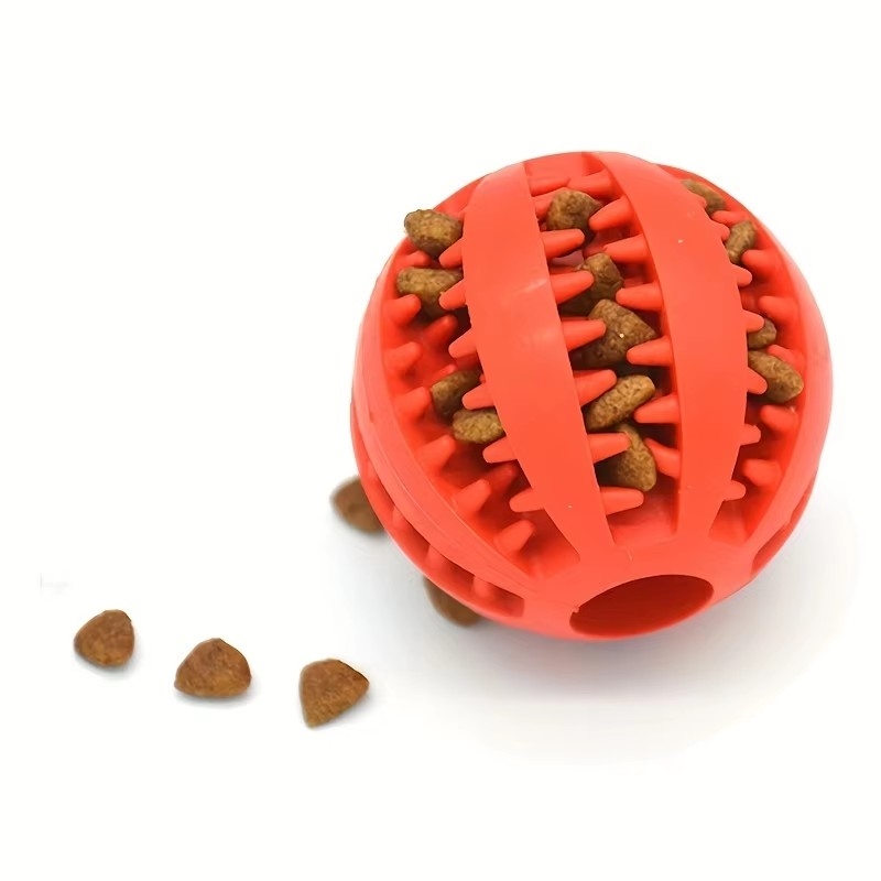 1/2 قطعة كرة لعبة للكلاب، كرات - مراجعة Indestructible Dog Chew Toy وسعره